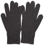 FENDI Men Gloves Wool & Cashmere Gray / Grey  Size L