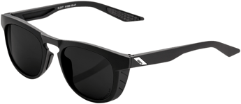 100% Slent Sunglasses - Soft Tact Black - Grey Peakpolar Lens
