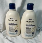2 x AVEENO Skin Relief Moisturising Body Wash 500 ml - Soothes Very Dry Skin