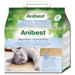 Anibest Naturholz kattströ av träspån - 10 l (ca 4,3 kg)