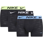 Nike Kalsonger Dri-FIT Advanced Micro 3-pack - Svart/Blå/Neon, storlek X-Large