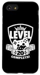 Coque pour iPhone SE (2020) / 7 / 8 Level 20 Complete Tenue de jeu pour le 20ème anniversaire 20