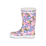 Aigle Boy's Unisex Kids Lolly Pop Play2 Rain Boot, Multicoloured Flower Power, 13 UK Child