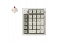 Keychron Q0 Max Qmk Custom Number Pad Fully Assembled Knob / Shell White / Gateron Jupiter Brown