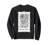 The Hanged Man Tarot Card Shirt Skull Goth Punk Magic Pirate Sweatshirt
