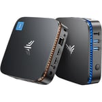 NiPoGi Mini PC - Alder Lake N 95 - 16 Go DDR4 1TB - M.2 NVMe SSD - 4K @60HZ HD Dual Display