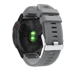 Garmin Fenix 7/6/6 Pro/Forerunner935/945 etc. Klockarmband i silikon - Grå