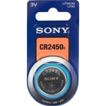 SONY Sony Lithium Batteri Cr2450 3volt 1-pack