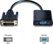 Dvi-D 24+1 To Vga Adapter Black 20Cm