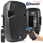 Pair Vonyx Active Powered DJ PA Speakers Wireless Bluetooth 12" 1200W UK Stock