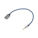 Headset Splitter Headphone 3.5mm 1 Male To 2 Female Mic Cable 0. / 0 GF0