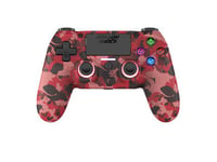 DRAGONSHOCK WIRELESS CONTROLLER MIZAR CAMO RED PS4