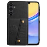 Samsung Galaxy A26 5G Skal Läder Med Kortfack Och Magnet
