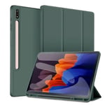 Fodral till Samsung Galaxy Tab S7 Plus, Grön