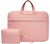 GOJI G14LBPK24 14" Laptop Bag & Pouch - Pink, Pink