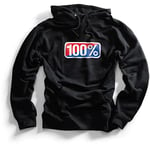 100% Classic Sweat-Shirt Homme, Noir, FR : S (Taille Fabricant : S)