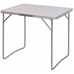 Spetebo - Table de camping pliante en aluminium avec poignée - dimensions env. 80x60x69 cm