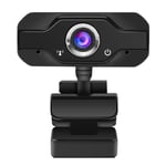 Noir nouvelle caméra d'ordinateur haute définition 1080P HD mégapixels USB2.0 webcam avec pince micro pour or - Black