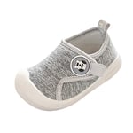 Baby First Walking Shoes 0-5Years Kid Shoes Trainers Toddler Infant Boys Girls Soft Sole Non Slip Cotton Canvas Mesh Breathable Lightweight Slip-on Sneakers Walkers Outdoor Childrens Shoe