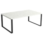 SOFFBORD i metall, trämaterial 100/60/38 cm 