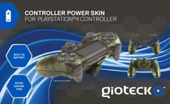 Gioteck Camo Controller Power Skin PS4 (Built-in Battery) (PS4)