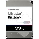 Western Digital Ultrastar HC570 22 Tt SATA 7200 RPM SE 512 Mt -hårddisk