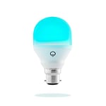 LIFX Mini [B22 Bayonet Cap] Wi-Fi Smart LED Light Bulb, Adjustable, Multicolour, Dimmable, No Hub Required, Compatible with Alexa, Apple HomeKit and the Google Assistant, 1 Count (Pack of 1)