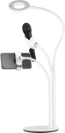 3-IN-1 Selfie Ring Lampa med smartphone och mikrofonhållare