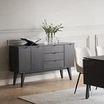 Rowico Filippa sideboard ek mörkbrun 150 cm