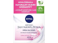 NIVEA_24H Moisturizing nourishing day cream for dry and sensitive skin SPF50 50ml