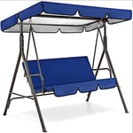 taianle Replacement Canopy for Swing Seat Hammock Cover Top Waterproof 3 Seater Garden Swing Top Cover, for Outdoor Swing Glider for Patio, Garden, Poolside, Balcony