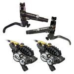 Shimano Saint M820 Front And Rear Disc Brakes Set Black