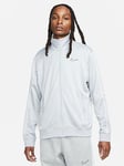 Nike Polyester Track Top - Grey, Grey, Size M, Men