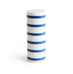 HAY Column Candle blockljus large 25 cm Off white-blue