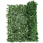 Konstgjord murgröna trädgård insynsskydd balkong insynsskydd blad look vindskydd 150 x 240 cm grön