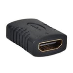 Raccord Coupleur Adaptateur HDMI Femelle-Femelle - Plaqué Or S0391