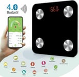 Body Fat Bathroom Weighing Scales Digital Bmi Smart Bluetooth Weight Uk