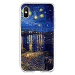 fashionaa Van Gogh oil painting mobile phone case,Creative Ultra Thin Case, Slim Fit and Protective Hard Plastic Cover Case for iPhone 11 Pro MAX XS XR X 8 6s 7Plus TPU,6,iPhone5/5S/SE