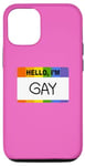 iPhone 15 Pro Hello, I’m Gay Funny Name Tag Case