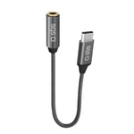 SBS USB-C til 3.5mm Jackstick Adapter - Grå