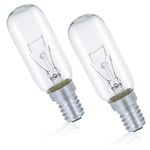 Cooker Hood Light Bulb Long SES E14 for ELICA TURBOAIR Oven Vent Extractor x 2