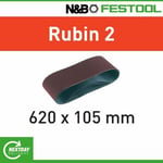 Festool Abrasive belt L620X105-P120 RU2/10 499153