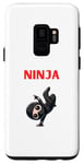 Coque pour Galaxy S9 Ninja à l'entraînement de jolis ninjas pour enfants