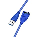 Distinct® 50cm High Speed USB 3.0 Extension Cable A Male to A Female USB Extender Lead for Keyboard, Printer, Camera, Hard Drive, Mouse, etc