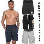 Men Original Branded Shorts Striped Sport Elasticated Waist Gym Running Workout