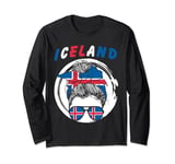 Iceland, Icelandic Girl, Iceland Flag, Islandi Long Sleeve T-Shirt