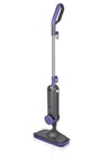Swan Dirtmaster Steam Mop, Rapid-Heating, Multi-Surface, Chemical-Free, Kills 99.9% of Bacteria & Germs, With Mop Pad & Carpet Glider, 1300W, Purple and Grey, SC30130N