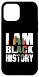 Coque pour iPhone 15 Plus L'histoire de I Am Black - Black Pride Civil Rights Movement