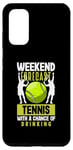 Coque pour Galaxy S20 Prévisions de week-end Tennis Sports drôles