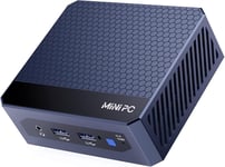 Mini Pc Intel Alder Lake N100(Max 3.4Ghz),16Go Ddr4 512Go M.2 Ssd Mini Ordinateur De Bureau W11 Pro,4 Usb 3.2,Dual 4K 60Hz Hdmi,Wifi 5G/2.4G Bt 4.2,Vesa,J45 Lan,Support 2.5'' Ssd,Portable Tour Pc